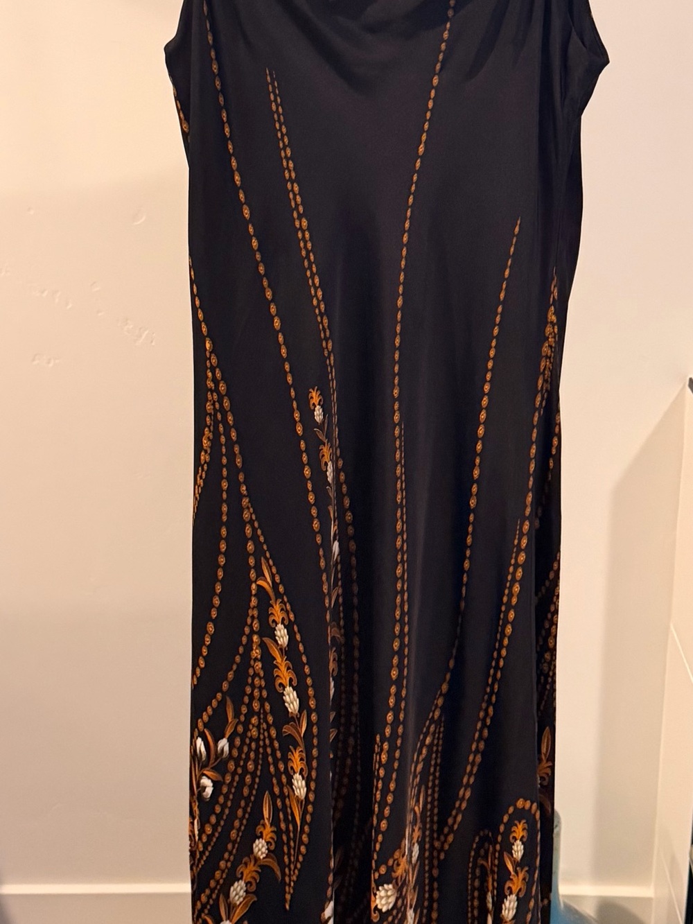 Black Garden Lenzing™ Ecovero™ Viscose Slip Midi Dress - Picture 5 of 5